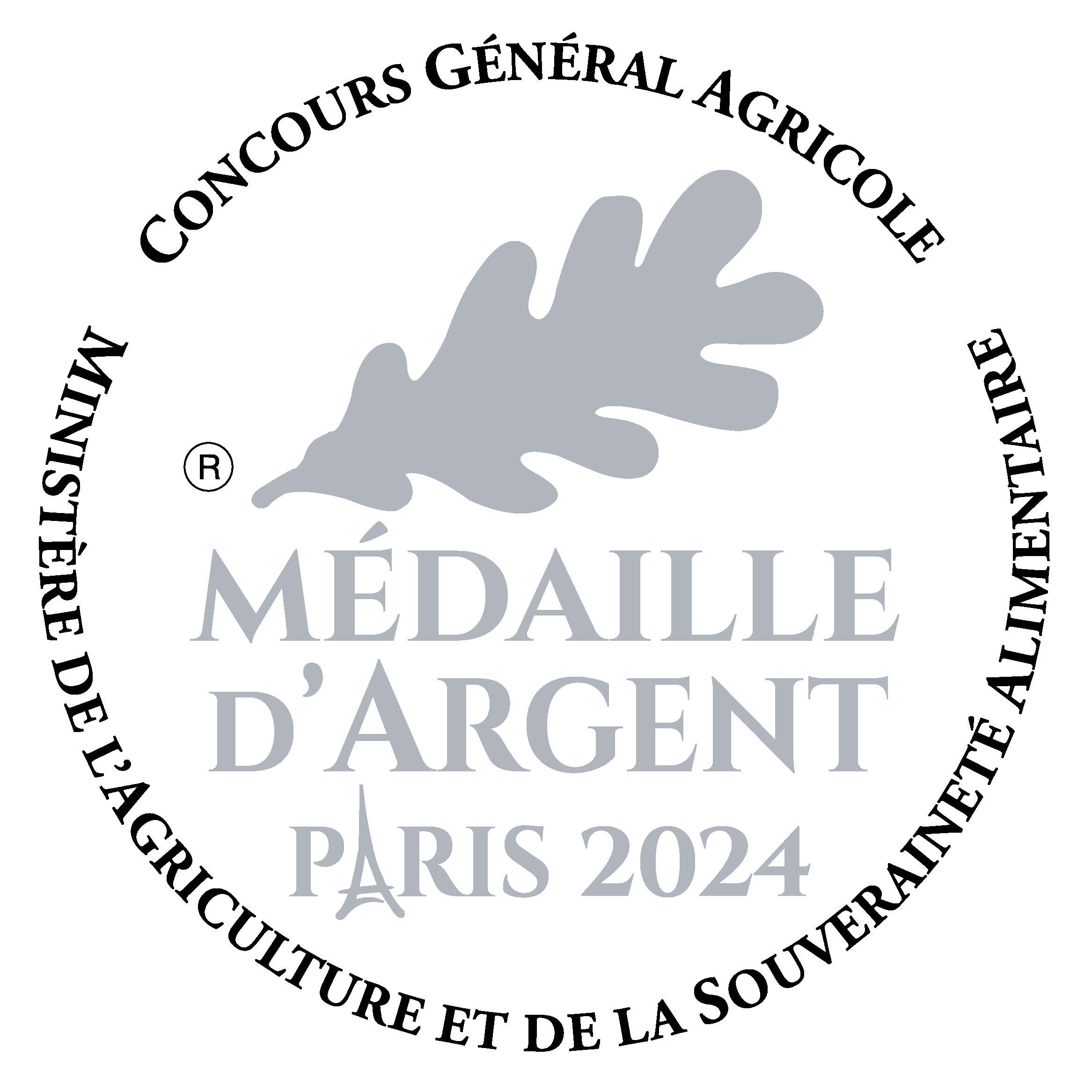 Médaille argent 2024 Concours Général Agricole